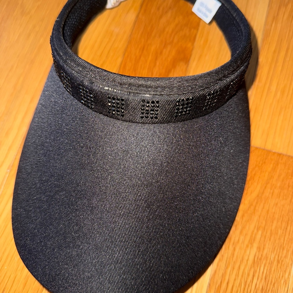 Gloveit Black Bling SPF50 Women's Visor NWOT